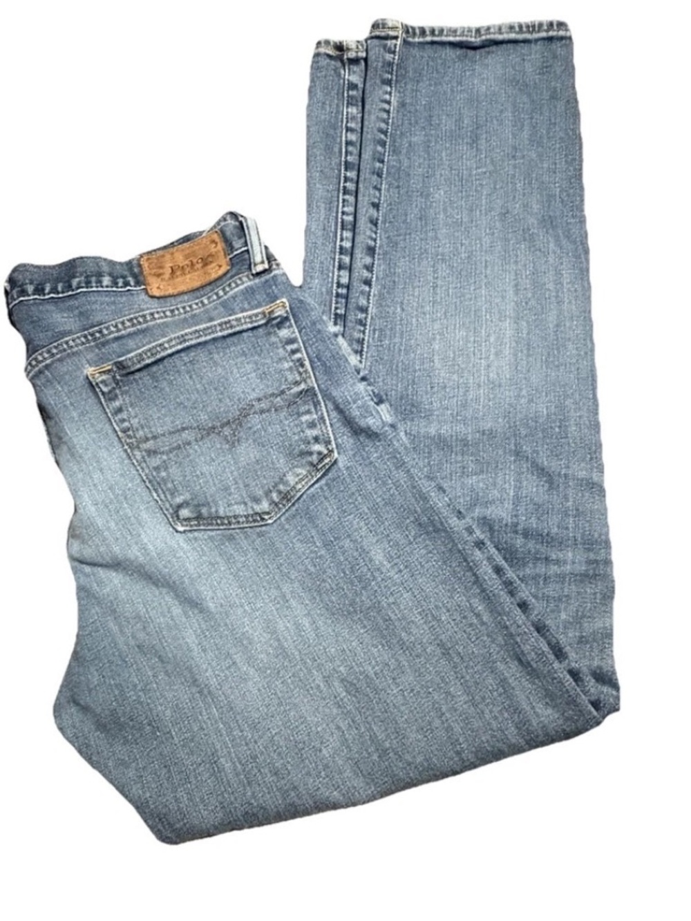 Polo Ralph Lauren Classic Jeans Denim Blue 34X 34 Hampton Relaxed